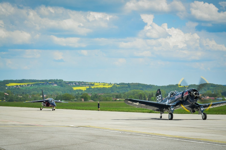 Trénink Flying Bulls leteckého týmu Red Bullu. Foto: Filip Masopust