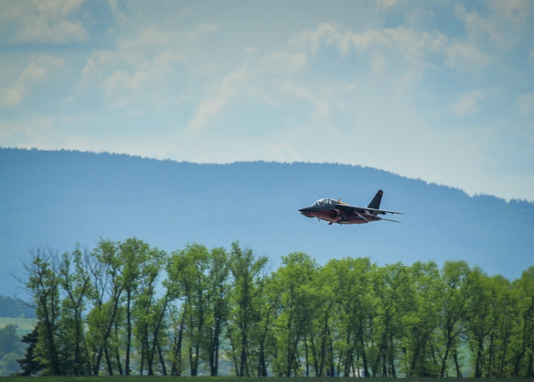 Trénink Flying Bulls leteckého týmu Red Bullu. Foto: Filip Masopust