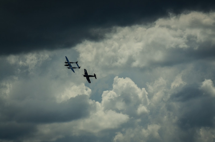 Trénink Flying Bulls leteckého týmu Red Bullu. Foto: Filip Masopust