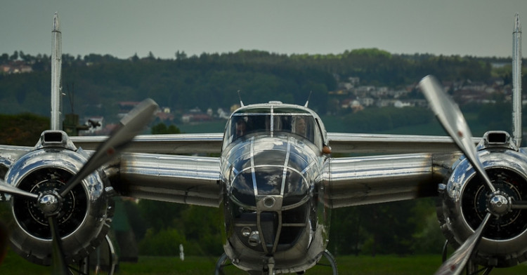 Trénink Flying Bulls leteckého týmu Red Bullu. Foto: Filip Masopust