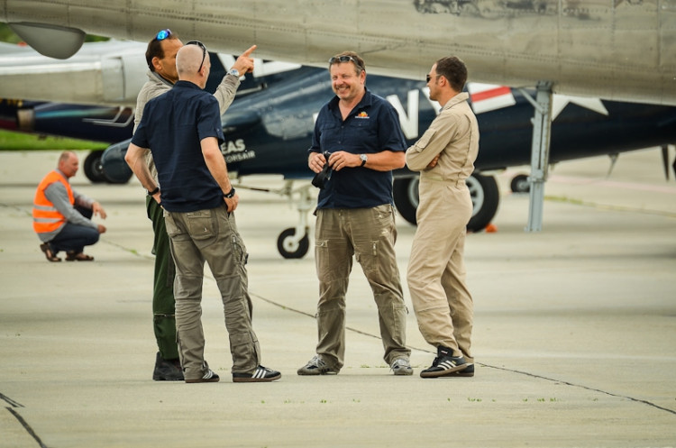 Trénink Flying Bulls leteckého týmu Red Bullu. Foto: Filip Masopust