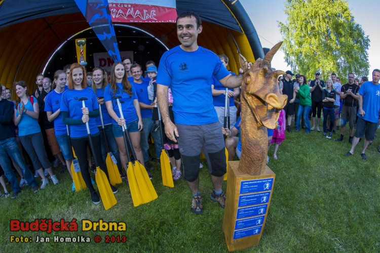 Závody Dračích lodí na Lipně 2013