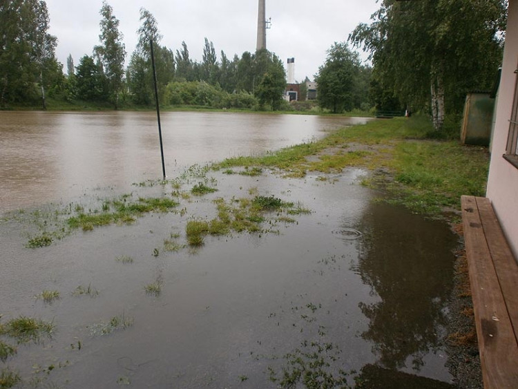 Trhové Sviny, rybník Brigádník. Foto Lenka Vandělíková