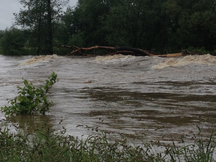 Rožnovský jez. Foto Jan Novotný st.