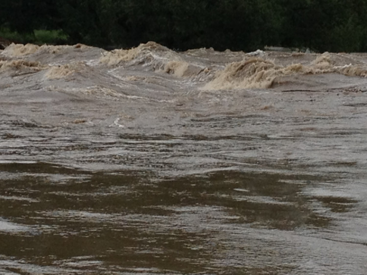 Rožnovský jez. Foto Jan Novotný st.