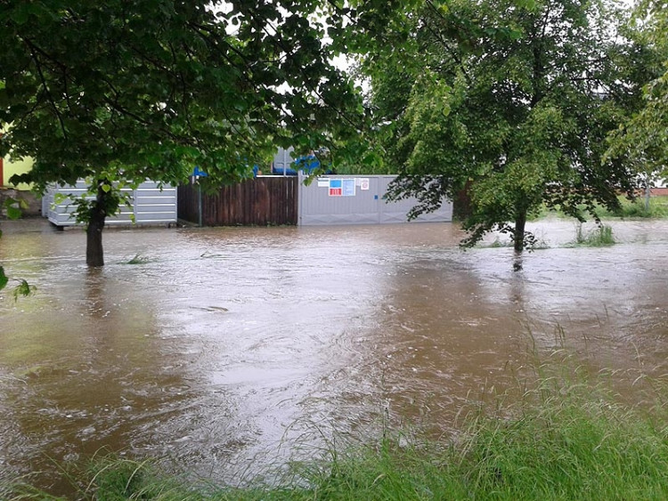 Trhové Sviny, sběrný dvůr. Foto Martin Buřič