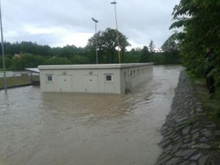 Hokejbalové hřiště v Plavu. Foto Tomáš Trněný