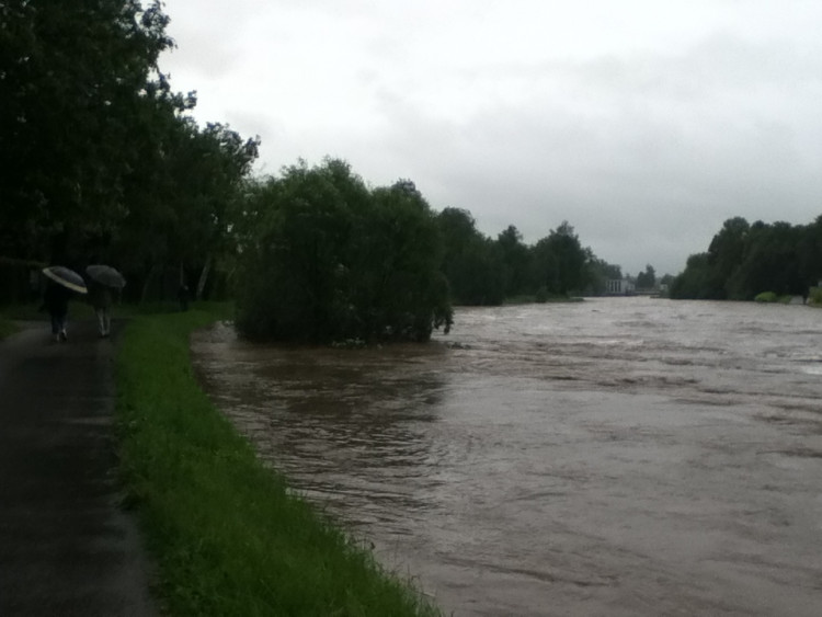 Nedaleko fotbalového stadionu Dynama. Foto Jakub Matoušek