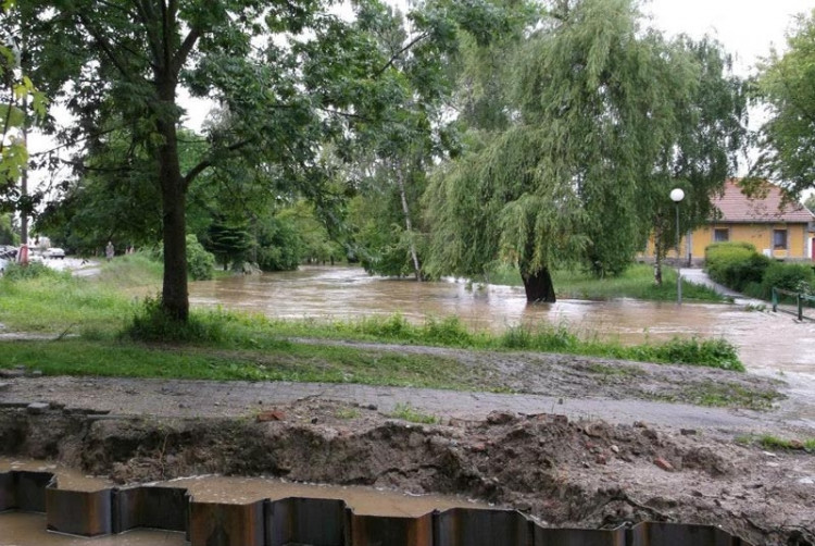 Veselí nad Lužnicí, Na benátkach směrem na Žíšov. Foto Veronika Žáková