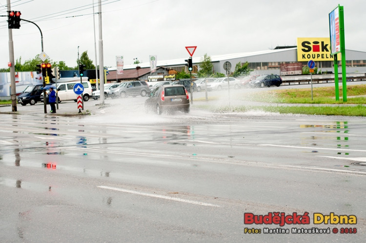 Velká voda v Budějcích