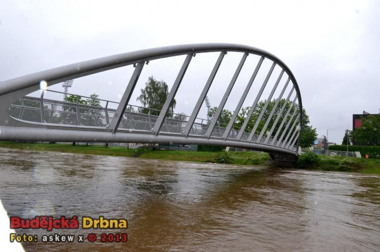 Luční jez v pondělí ráno