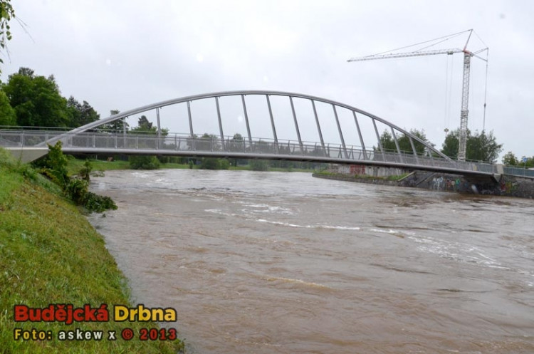 Luční jez v pondělí ráno