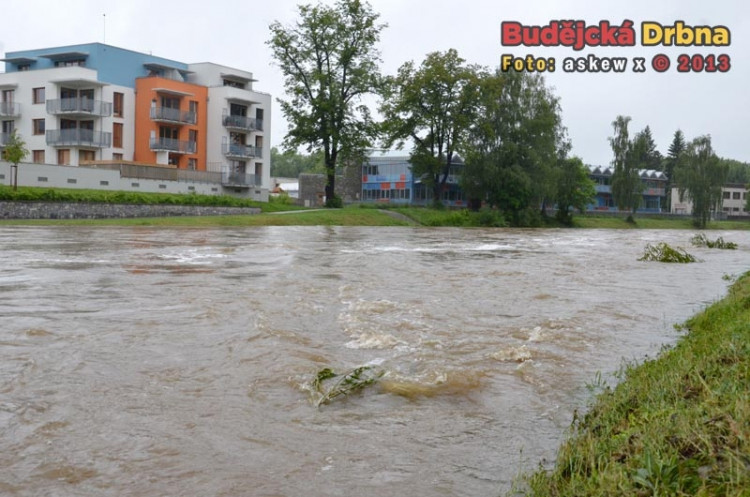 Luční jez v pondělí ráno