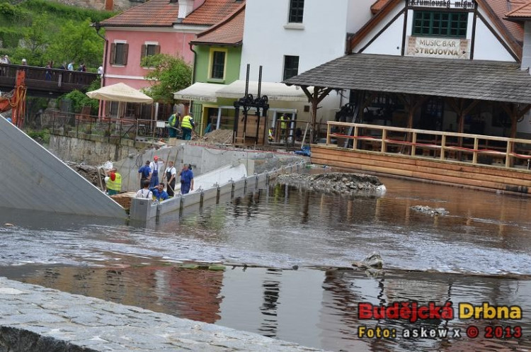 Rekonstrukce jezu Jelení lávka Český Krumlov