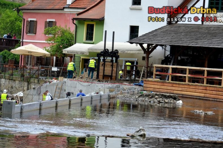 Rekonstrukce jezu Jelení lávka Český Krumlov