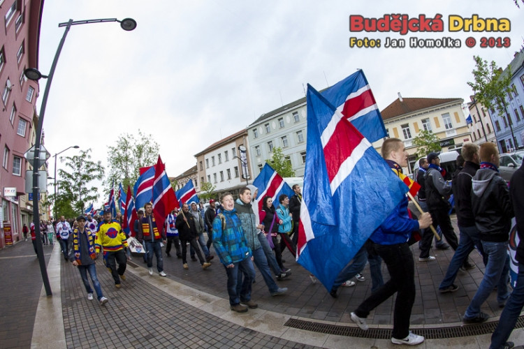 Pochod za záchranu budějovického hokeje