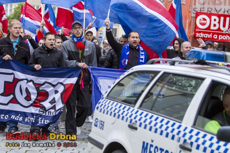 Pochod za záchranu budějovického hokeje