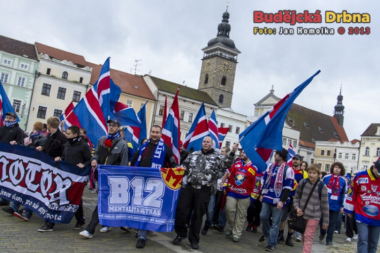 Pochod za záchranu budějovického hokeje