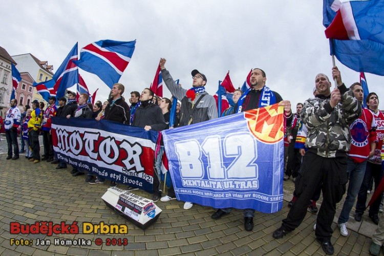 Pochod za záchranu budějovického hokeje