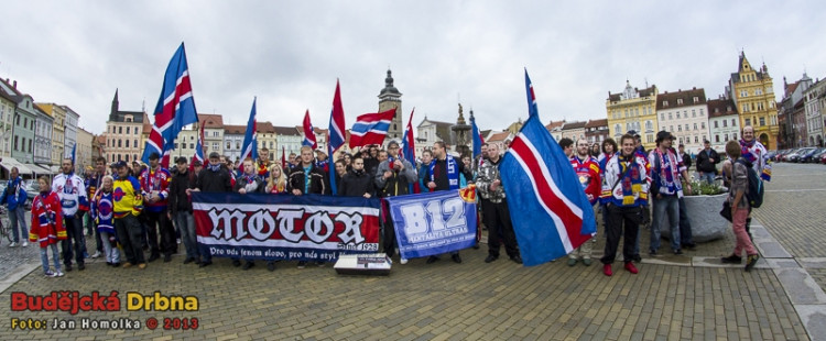 Pochod za záchranu budějovického hokeje