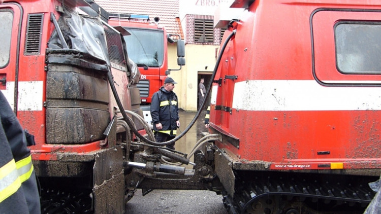 Hasiči na Frýdlantsku. Foto: HZSLK