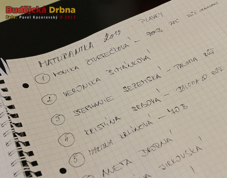 Fitting finalistek Maturantky Roku 2013