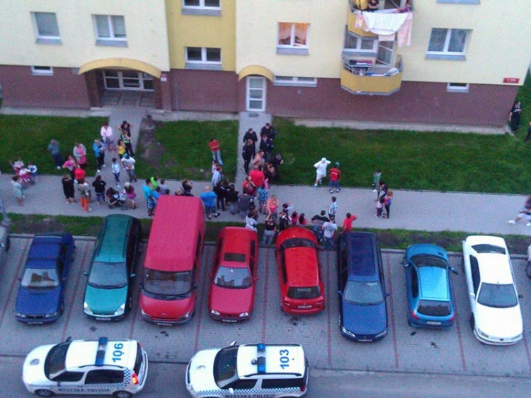 Policejní zátah na budějckém sídlišti Máj