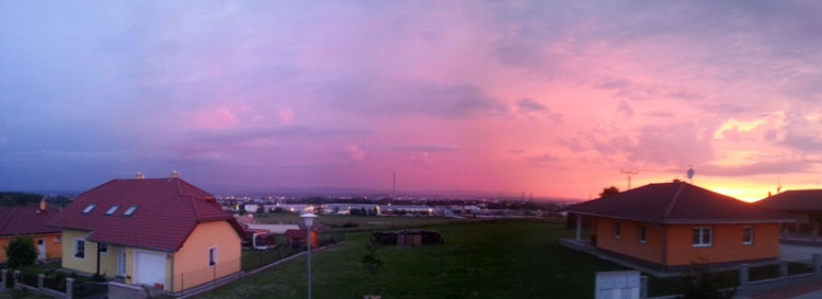 Obloha před bouřkou ve Vrátě. Foto Dana Řezníčková