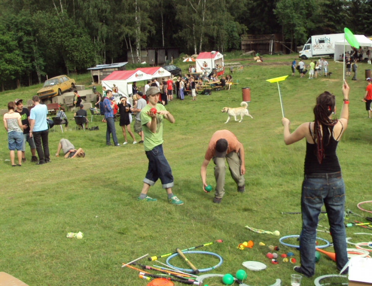 Pohled na areál akce