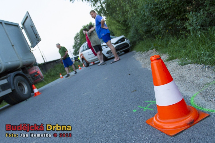 Srážka osobního automobilu s koněm v Šindlových Dvorech