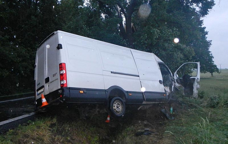 Tragická nehoda Iveco Daily u Nové Hospody
