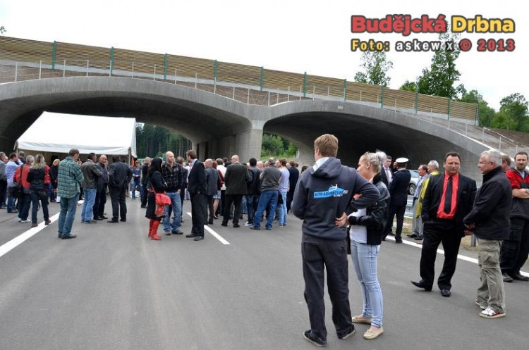 Slavnostní otevření nového úseku dálnice D3