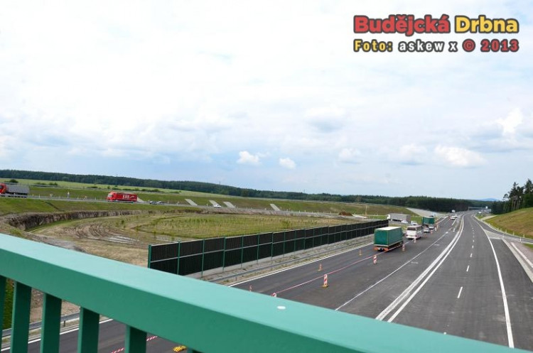 Slavnostní otevření nového úseku dálnice D3