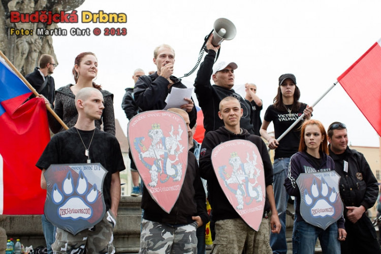 Protest kvůli problémům v soužití s Romy