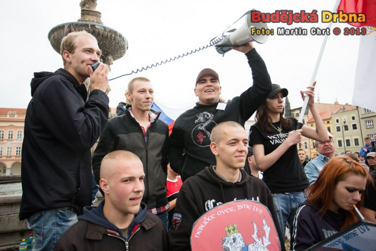 Protest kvůli problémům v soužití s Romy