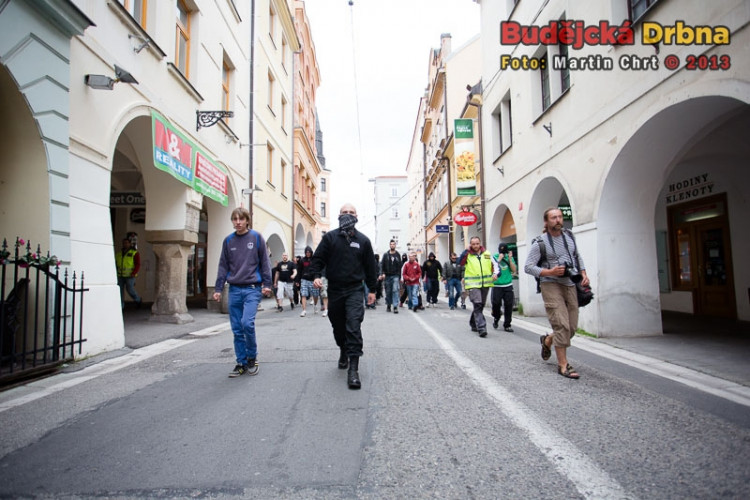 Protest kvůli problémům v soužití s Romy