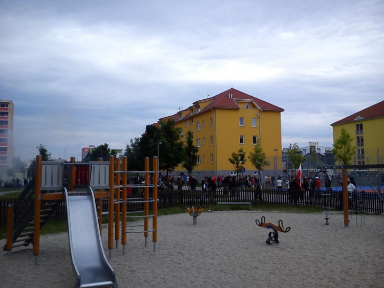 Protest kvůli problémům v soužití s Romy