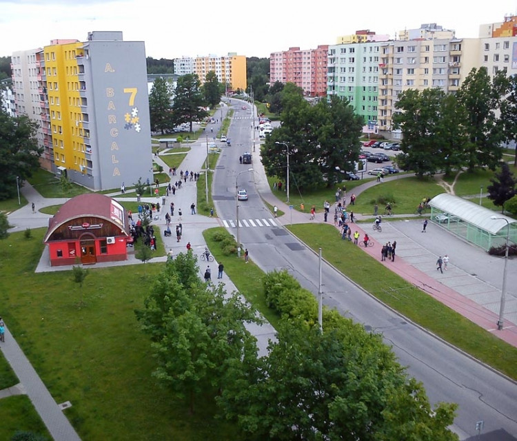 Protest kvůli problémům v soužití s Romy