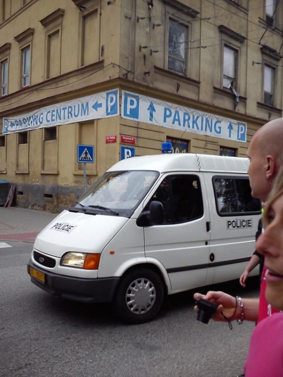 Protest kvůli problémům v soužití s Romy