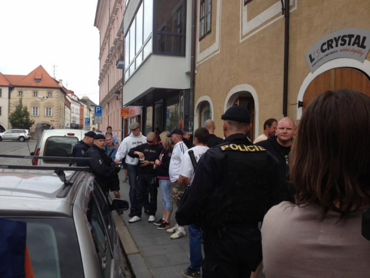 Demonstrace 2 v Českých Budějovicích