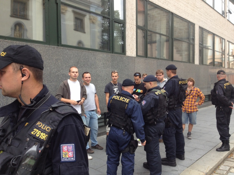 Demonstrace 2 v Českých Budějovicích