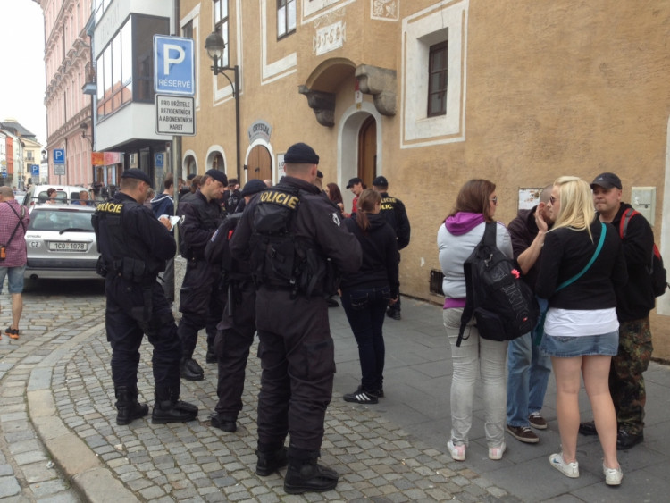 Demonstrace 2 v Českých Budějovicích