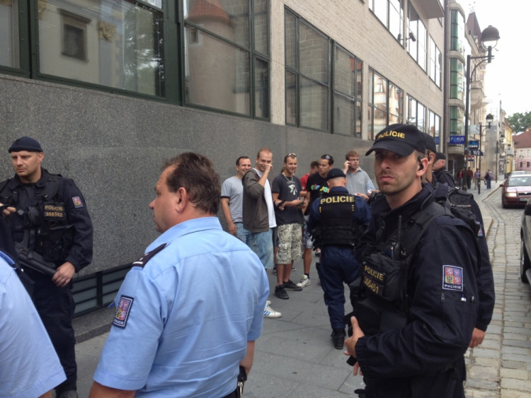 Demonstrace 2 v Českých Budějovicích