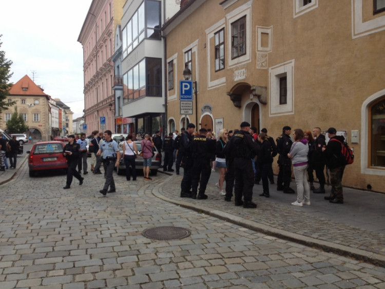 Demonstrace 2 v Českých Budějovicích