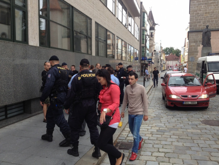 Demonstrace 2 v Českých Budějovicích