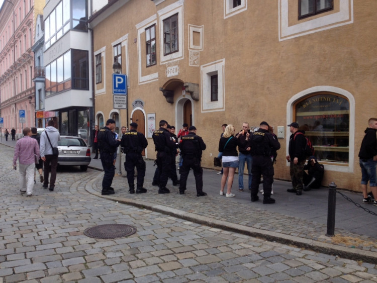 Demonstrace 2 v Českých Budějovicích