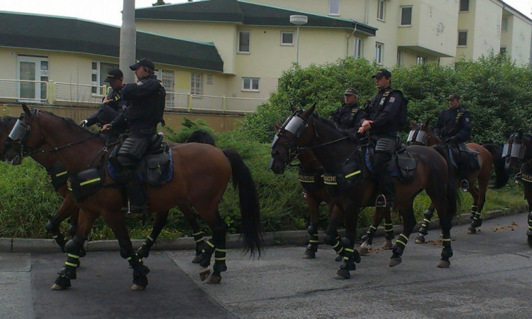 Demonstrace 2 v Českých Budějovicích, sídliště Máj, foto: Zuzana Wágnerová