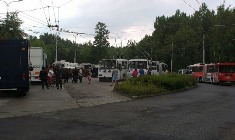 Demonstrace 2 v Českých Budějovicích, sídliště Máj, foto: Zuzana Wágnerová