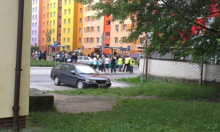 Demonstrace 2 v Českých Budějovicích, sídliště Máj, foto: Zuzana Wágnerová
