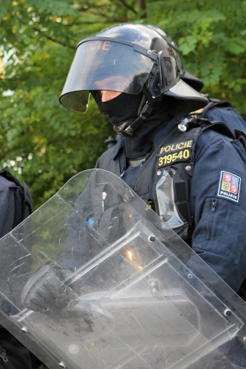 Demonstrace 2 v Českých Budějovicích, sídliště Máj